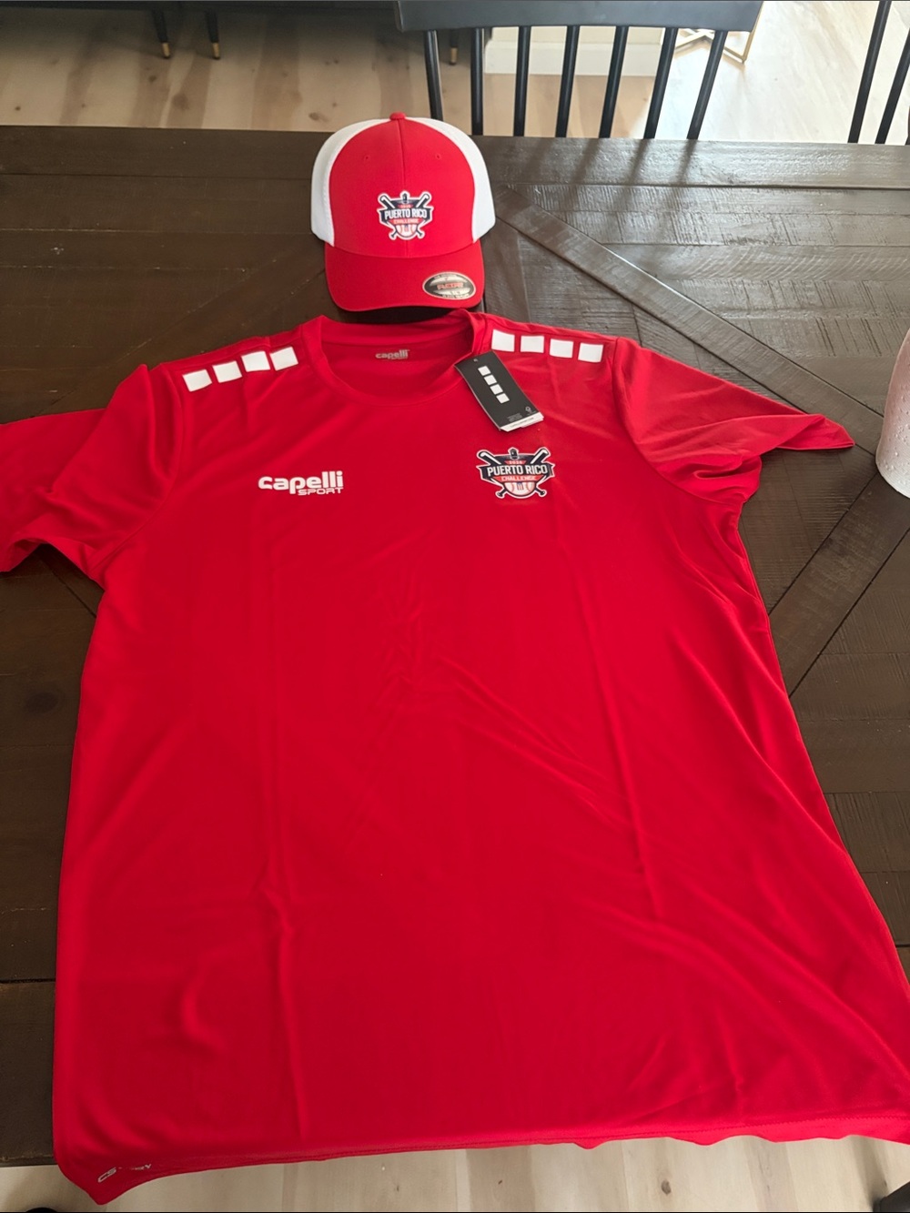 Puerto Rico challenge hat and shirt set new large  baseball shirt